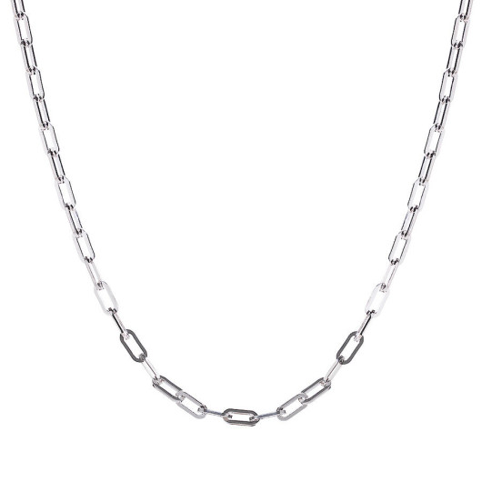 925 Sterling Silver 60 Cm Thick Forse Men's Chain