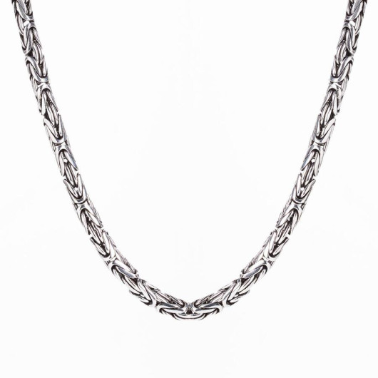 925 Sterling Silver 9Mm Men's King Chain Necklace