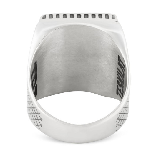 Organization Series Ring Licensed (Male 925 Sterling Silver Star And Crescent)