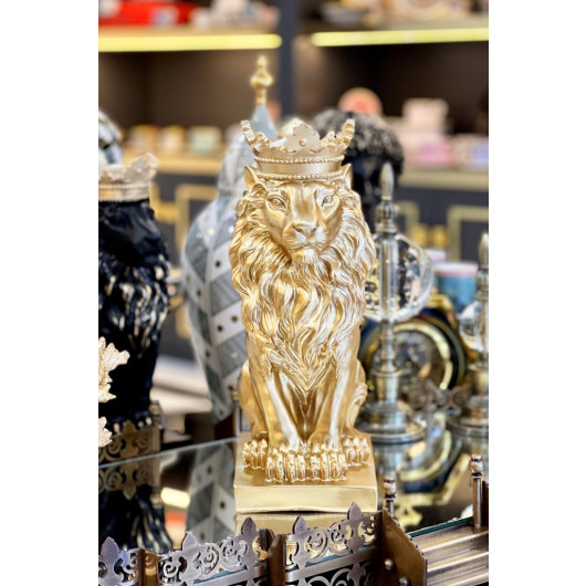 Gold Lion Figure Trinket