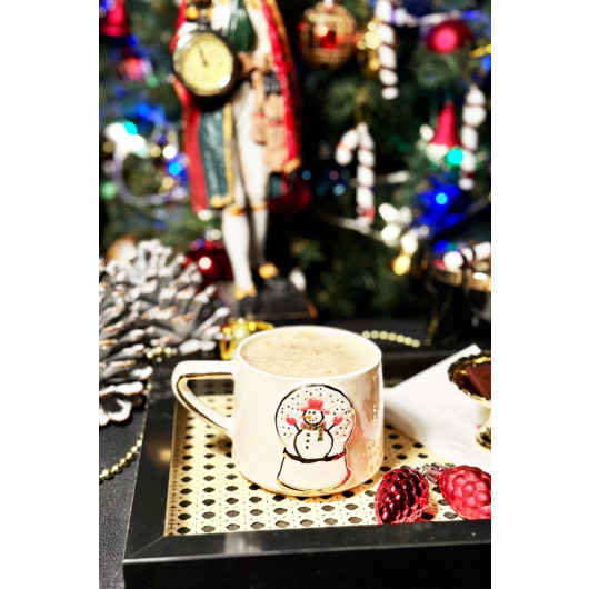 Snowman Snow Globe Mug