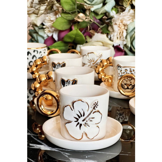 Lily Figured Single Coffee Cup Set