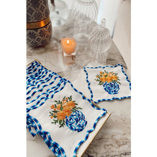 Daisy Cocktail Napkin Set Of 4