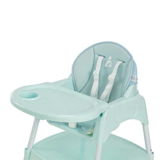 Wellgro Pretty 3In1 Desk Highchair, Mint