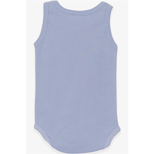 Baby Boy Snap Fastener Body Baby Blue (9 Months-3 Years)