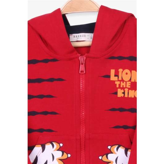 Baby Boy Tracksuit Set Tiger Claw Red (1-1.5 Years)