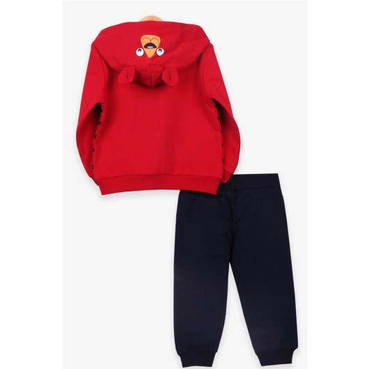 Baby Boy Tracksuit Set Tiger Claw Red (1-1.5 Years)