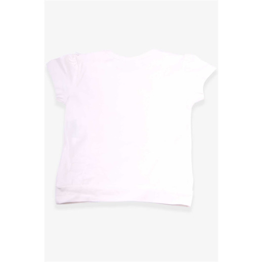 Girl's T-Shirt Guipure Ecru (1.5-5 Years)