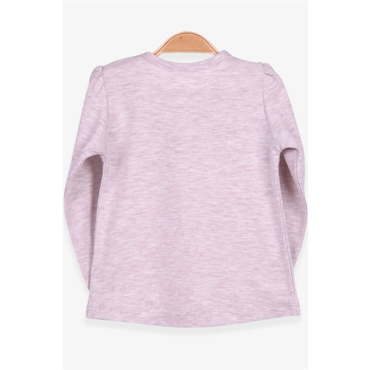 Girl Long Sleeve T-Shirt Guipure Beige Melange (1-4 Years)