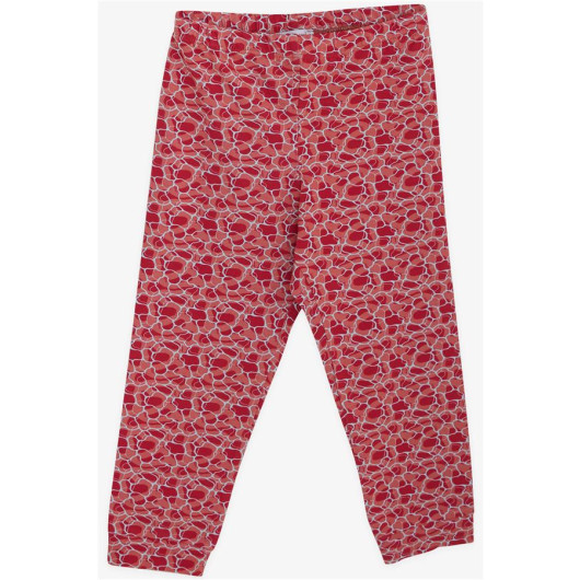 Girls' Pajamas Set Mixed Pattern Pink (3-7 Years)