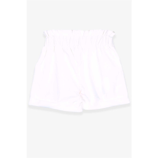 Girl's Shorts Lace Ecru (8-14 Years)