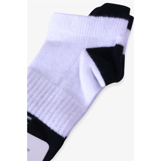 Girl's Sporty Booties Socks Navy (1-14 Age)