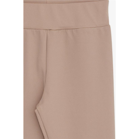 Girl's Tights Basic Beige (9-14 Years)