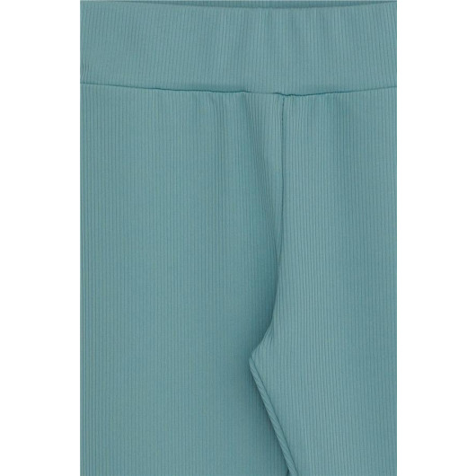 Girls Tights Basic Mint Green (9-14 Years)