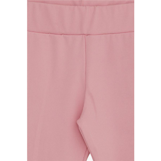 Girl's Tights Basic Pink (9-14 Years)