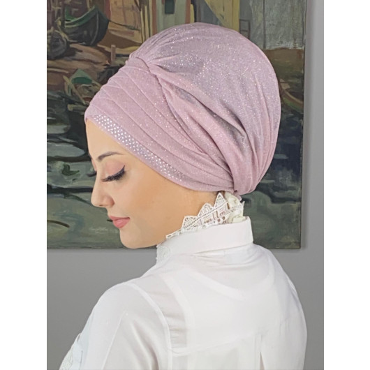 Trend Lilac Cross Stone Shawl