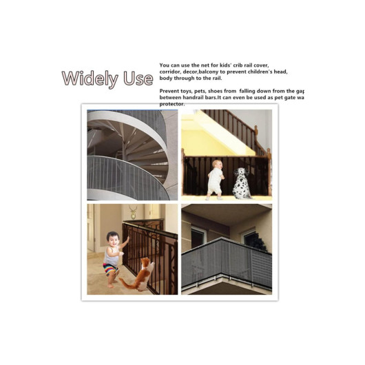 Balcony And Stair Railing Net For Children And Pets