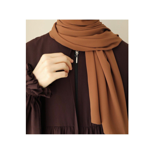 Silk Abaya Brown Women Standard