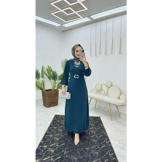 A Long Women's Dress, Dubai Petroleum Fabric