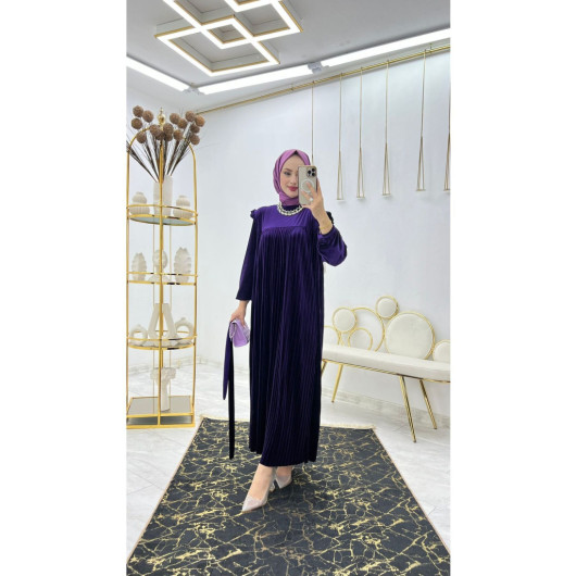 Elegant Velvet Dress For Women