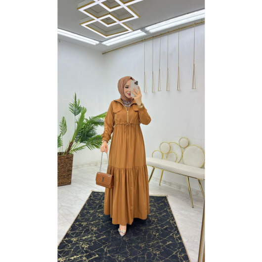 Summer Pocket Long Hijab Women's Dress