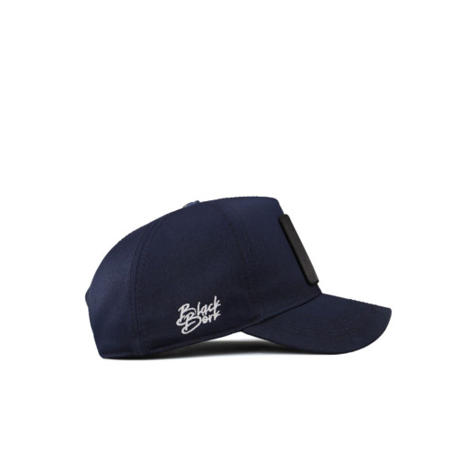 Baseball Number 7 Logo Unisex Navy Blue Hat