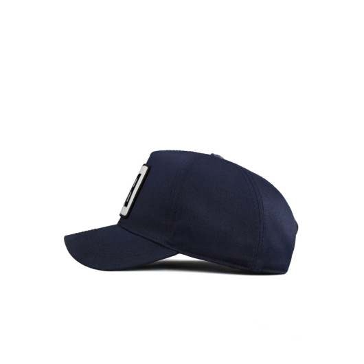 V1 Baseball Unisex Navy Blue Hat With Einstein Logo