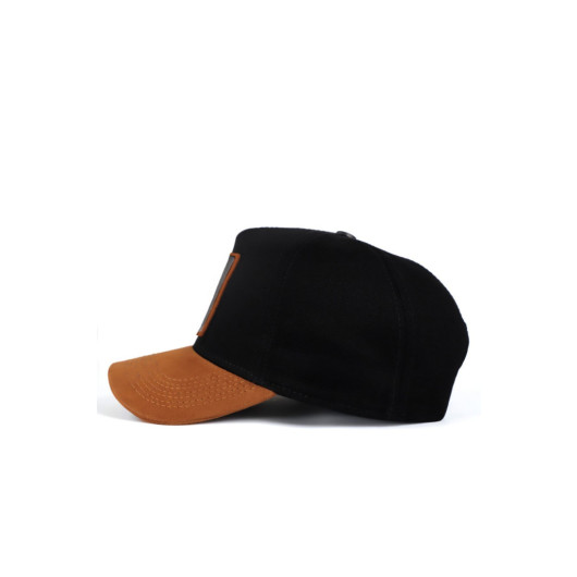 Unisex Black Camel Peaked Hat With Wolf Code Logo