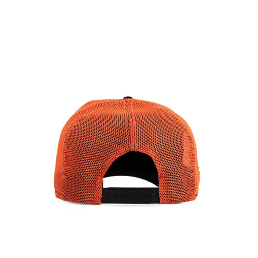 Unisex Black Orange Hat With Number 7 Logo