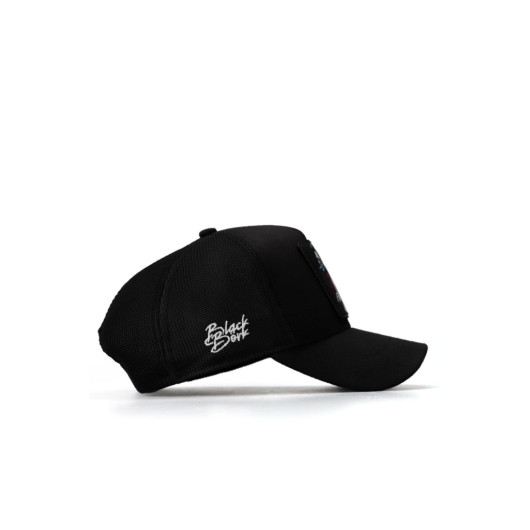 Trucker Lion Code Logo Unisex Black Hat