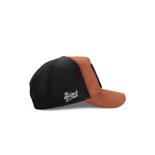 Unisex Camel Black Hat With Lion Logo