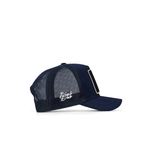 Trucker Footballer Code Logo Unisex Navy Blue Hat