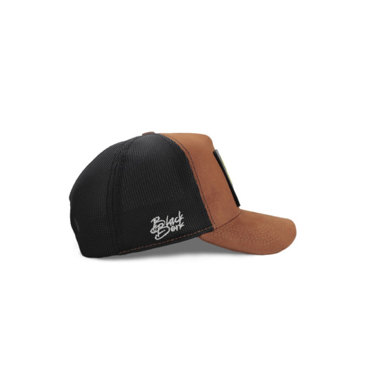 Unisex Camel Black Hat With Wolf Code Logo