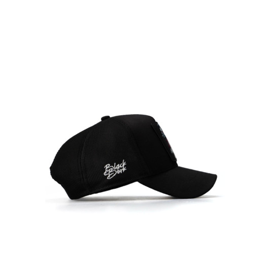 V1 Trucker Wolf Code Logo Unisex Black Hat