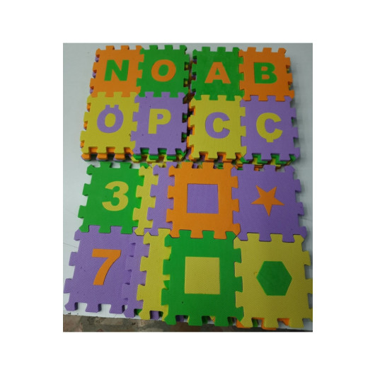 Educational Children Play Mat Letters Numbers Eva Material 7Mm Thickness 48 Pieces