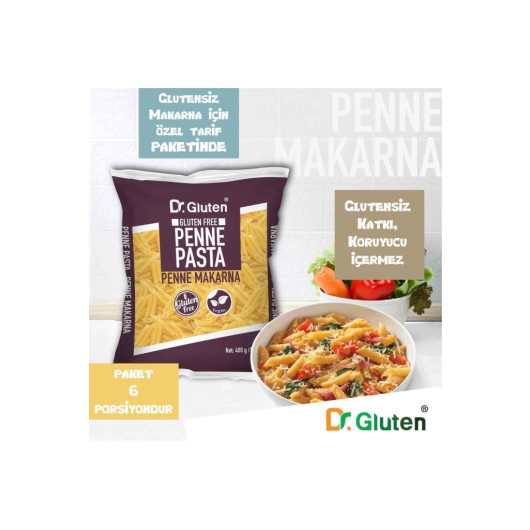 Gluten Free Pipe Pasta Set 400 Gr 12 Pieces