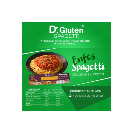 Gluten Free Pasta Spaghetti Pasta 400 Gr