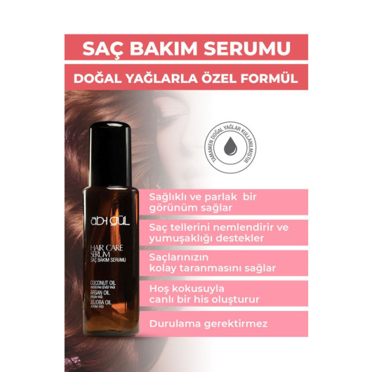 Hair Serum 110 Ml Natural Coconut, Argan And Jojoba Oils