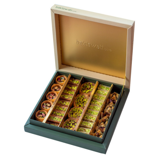 Mixed Arabic Baklava With Pistachios 400G