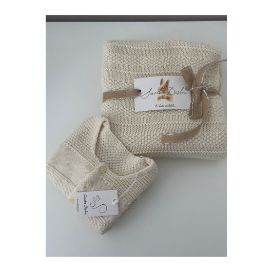 Newborn Baby Gift Box Knitwear Baby Girl 0 12 Months Cream