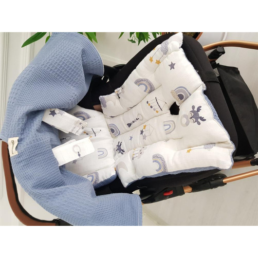 Cloudy Double Layer Stroller Cover Stroller Cushion