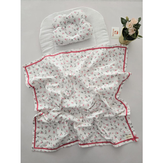 Flower Padded 3 Piece Diaper Set