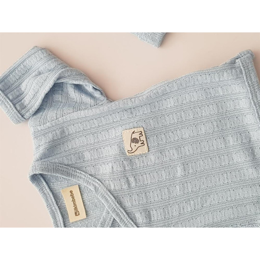 Newborn Baby Boy Blue Embellished 5 Piece Set