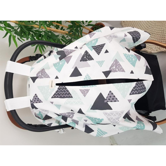 Geometric Starry Stroller Cover