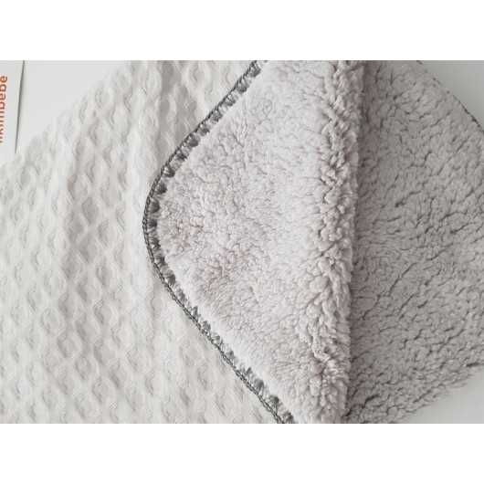 Quilted Welsoft Baby Blanket 80X90