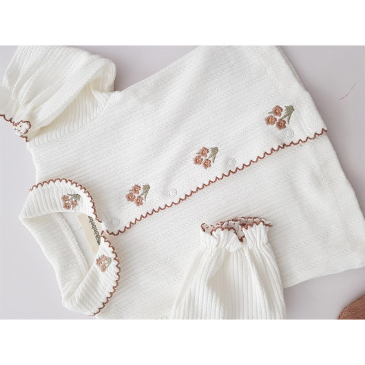 Daisy Embroidered Collar Set Of 5