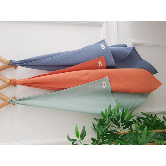 Colorful 3 Piece Muslin Blanket