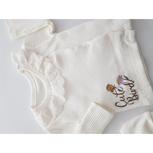 Sweet Bird 5 Piece Newborn Hospital Discharge Set