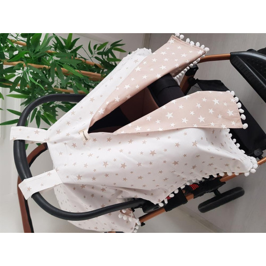 Starry Double Layer Stroller Cover