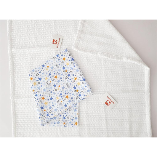 Starry Muslin Blanket Set Of 2